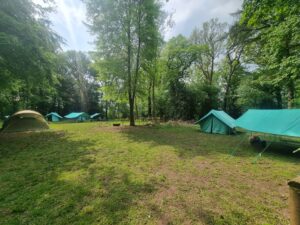 Saturday Scouts camping at Dunham Massey