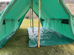 Putting up Tents