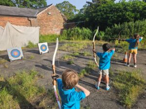 Archery and Safety badge